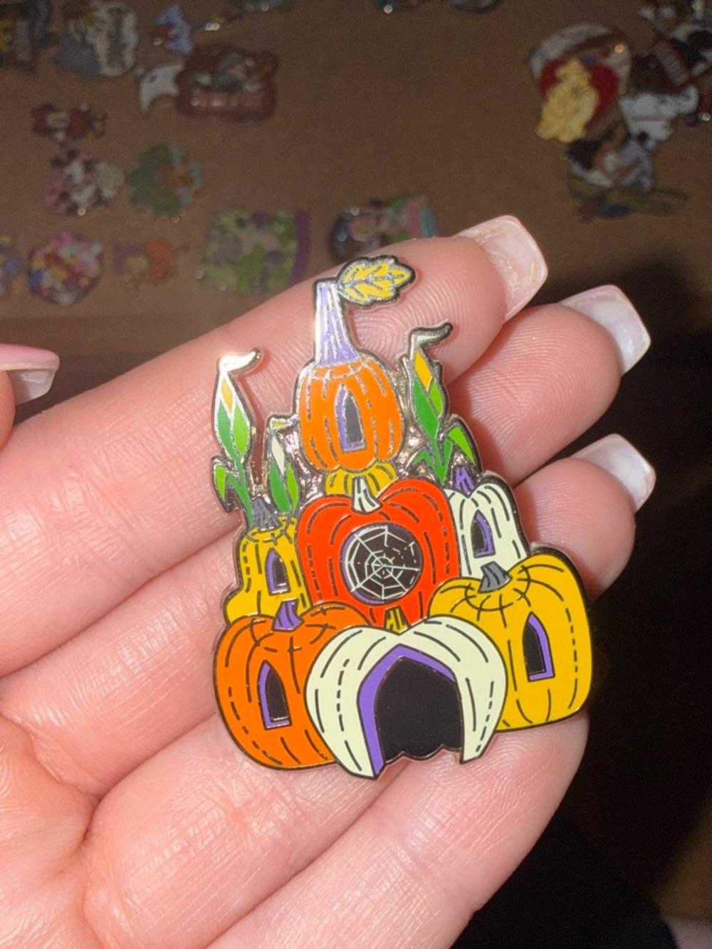 Disney Halloween Castle Pin